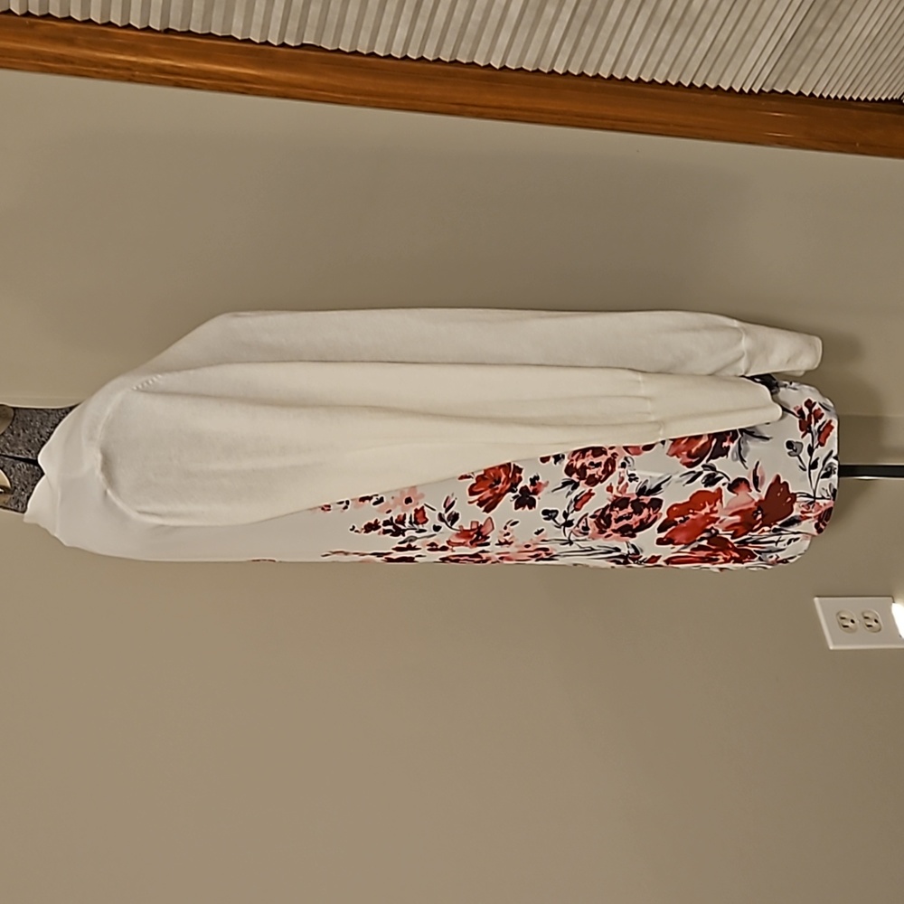 croft & barrow White Open-Front Lightweight Cardigan - Picture 3 of 7